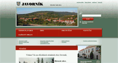Desktop Screenshot of javornik-ho.cz
