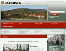 Tablet Screenshot of javornik-ho.cz